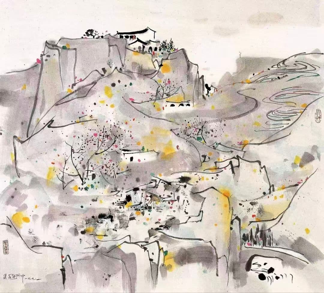 Wu Guanzhong: How One Painter Bridged Western Modernism and Chinese Ink — Kiln & Ink Journal aesthetics article